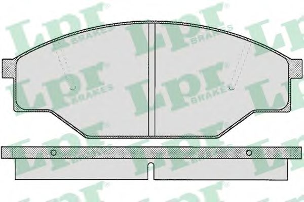 Тормозные колодки LPR 05P266