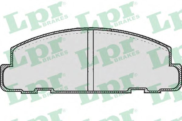Тормозные колодки lpr 05P267