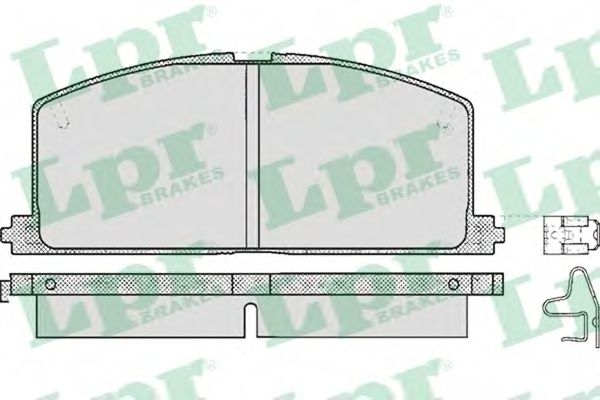 Тормозные колодки LPR 05P268