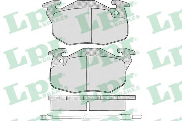Тормозные колодки LPR 05P271