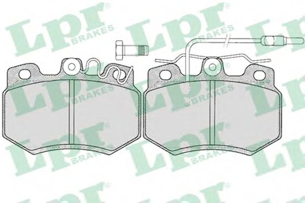 Тормозные колодки LPR 05P272