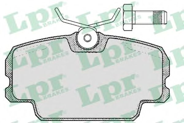 Тормозные колодки LPR 05P273