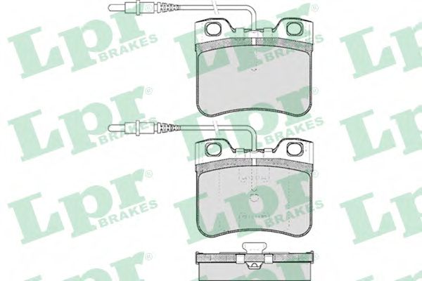 Тормозные колодки LPR 05P283