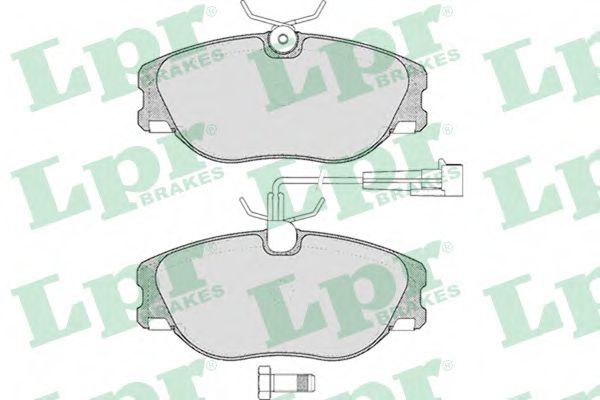 Тормозные колодки LPR 05P286