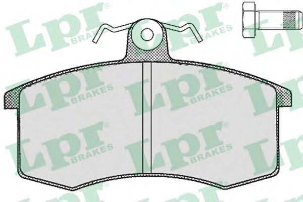 Тормозные колодки LPR 05P288