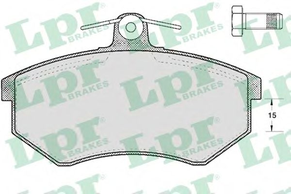 Тормозные колодки LPR 05P299