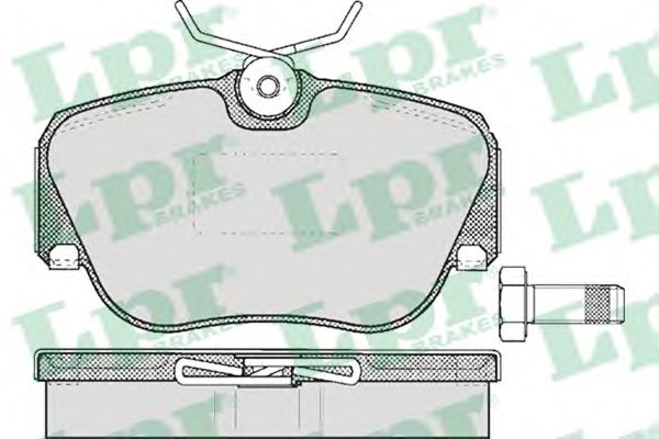 Тормозные колодки LPR 05P302