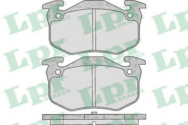 Тормозные колодки LPR 05P307