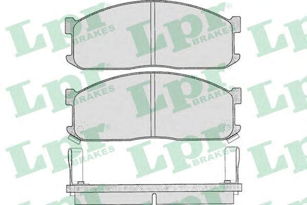 Тормозные колодки LPR 05P335