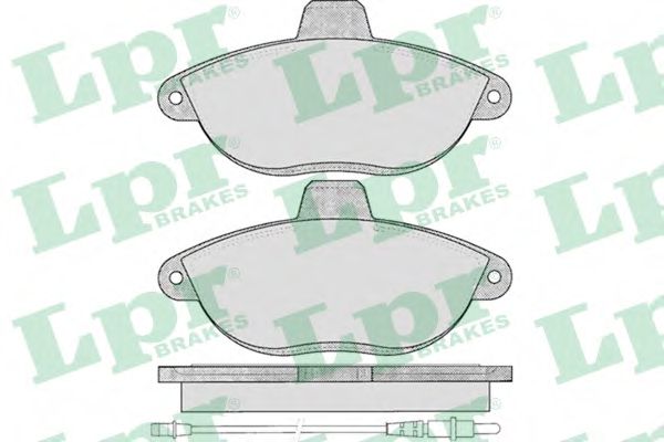 Тормозные колодки LPR 05P346