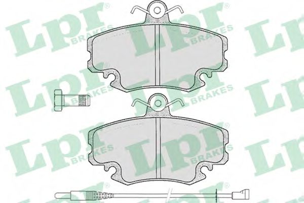Тормозные колодки LPR 05P349