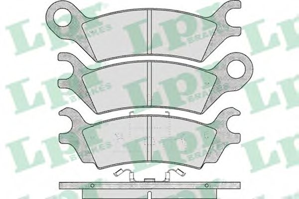 Тормозные колодки LPR 05P369