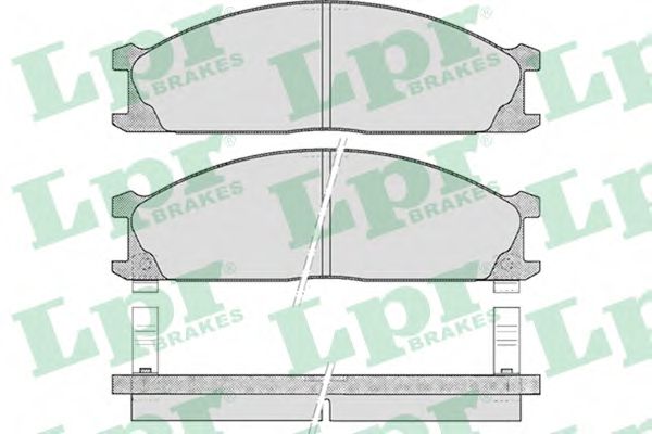 Тормозные колодки LPR 05P378