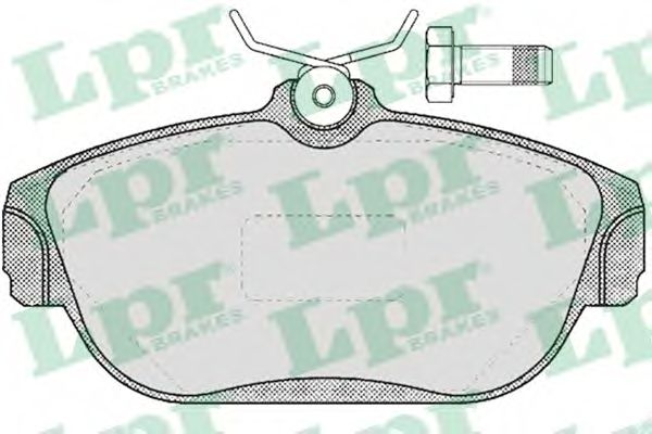 Тормозные колодки LPR 05P382