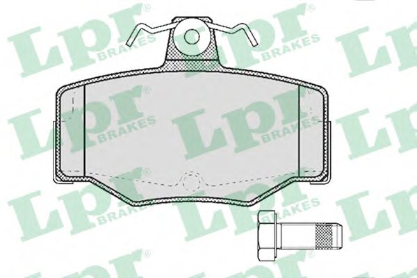 Тормозные колодки LPR 05P387