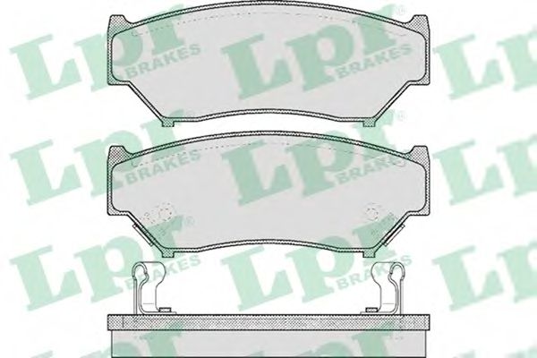 Тормозные колодки LPR 05P396