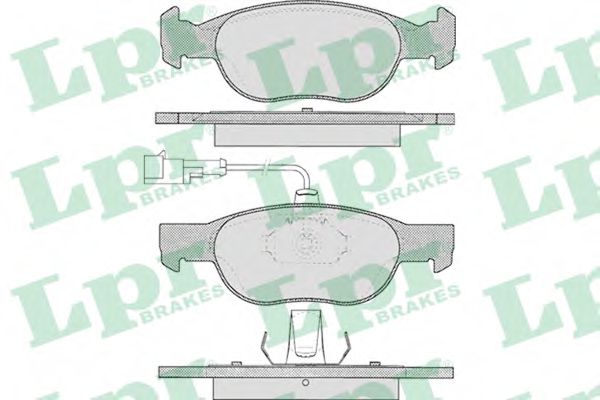 Тормозные колодки LPR 05P424