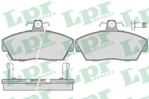 Тормозные колодки LPR 05P429
