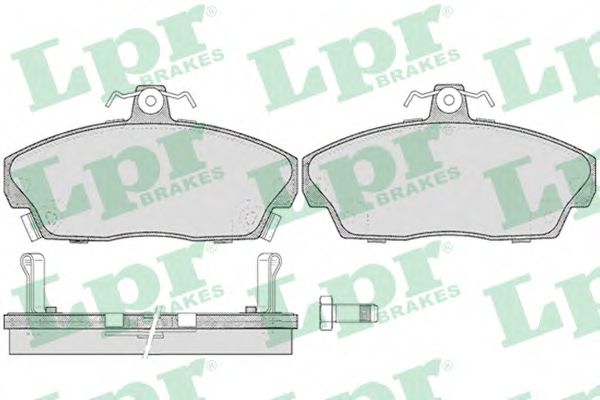 Тормозные колодки LPR 05P430