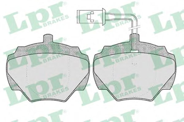 Тормозные колодки LPR 05P431