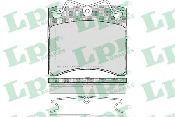 Тормозные колодки LPR 05P437
