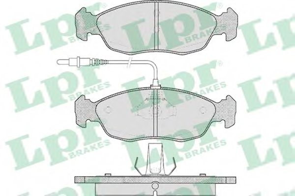 Тормозные колодки LPR 05P450