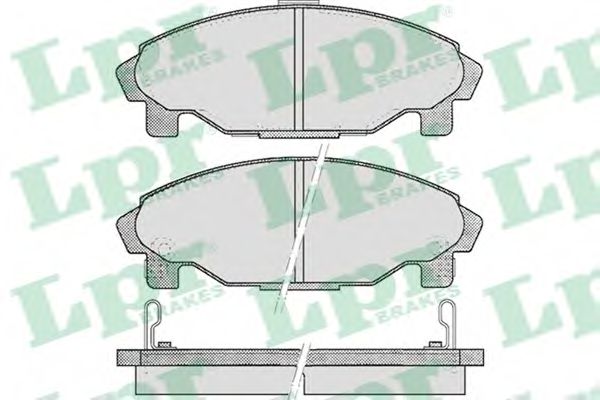 Тормозные колодки LPR 05P457