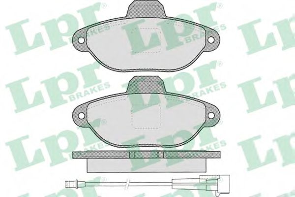 Тормозные колодки LPR 05P462