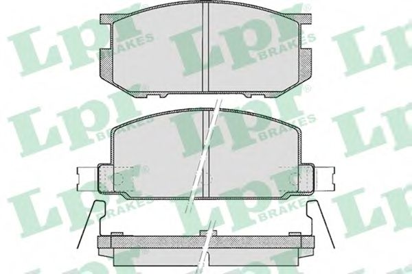 Тормозные колодки lpr 05P467