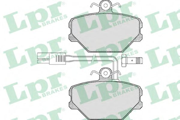 Тормозные колодки lpr 05P468