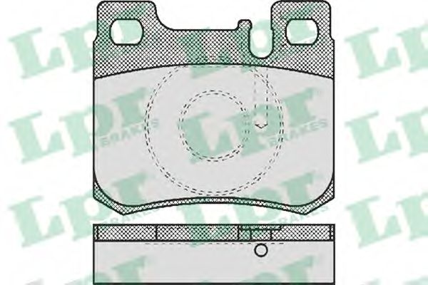 Тормозные колодки LPR 05P485