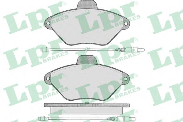 Тормозные колодки LPR 05P486