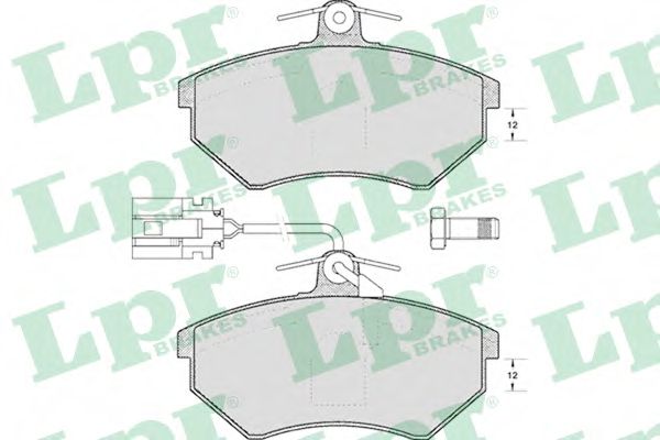 Тормозные колодки LPR 05P495