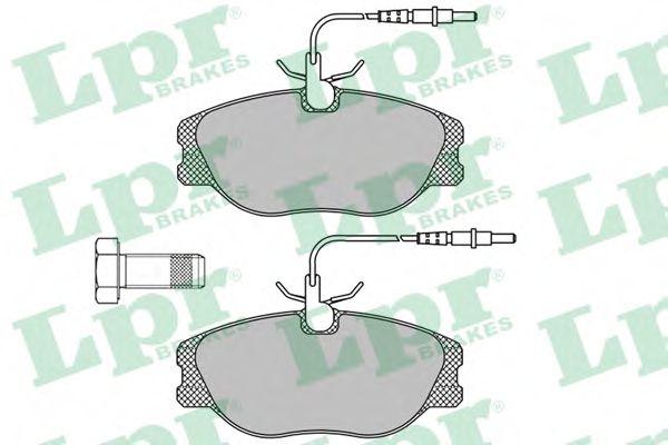 Тормозные колодки LPR 05P498