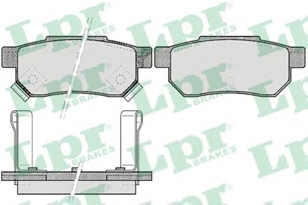 Тормозные колодки LPR 05P506