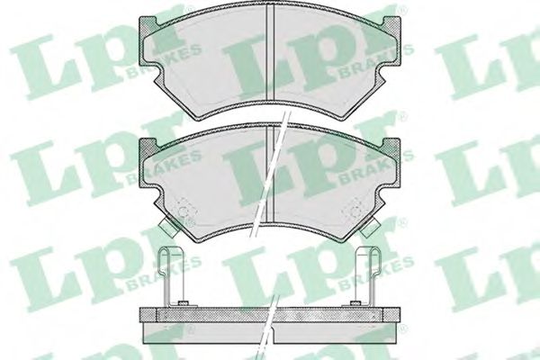 Тормозные колодки LPR 05P521