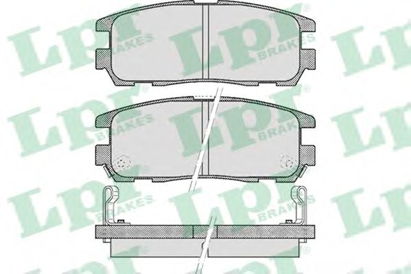 Тормозные колодки LPR 05P524