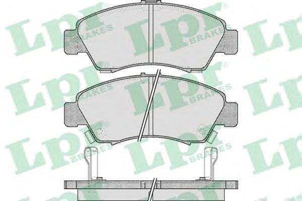 Тормозные колодки LPR 05P558