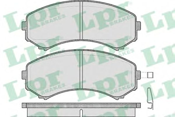 Тормозные колодки LPR 05P569