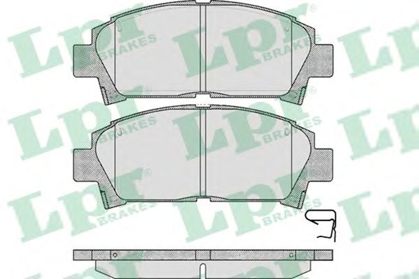Тормозные колодки LPR 05P573
