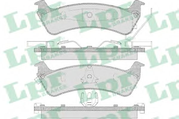 Тормозные колодки LPR 05P595