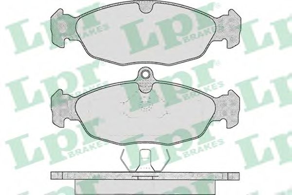 Тормозные колодки LPR 05P599