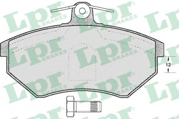 Тормозные колодки LPR 05P600