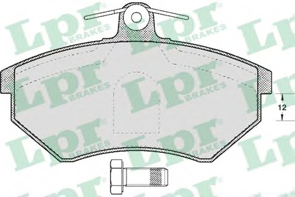 Тормозные колодки LPR 05P613