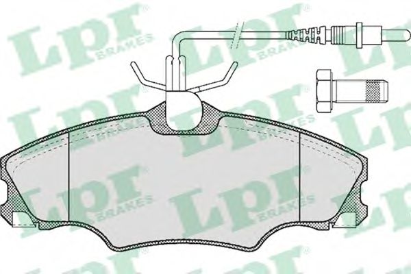 Тормозные колодки LPR 05P619
