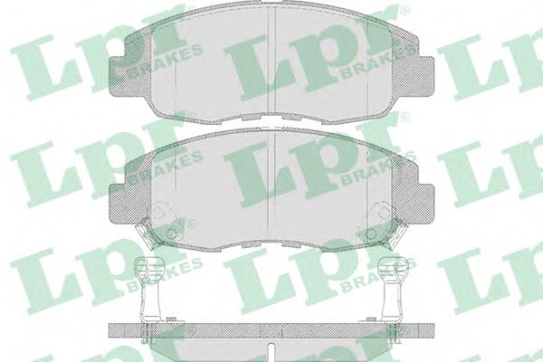 Тормозные колодки LPR 05P641