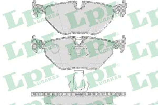 Тормозные колодки LPR 05P650