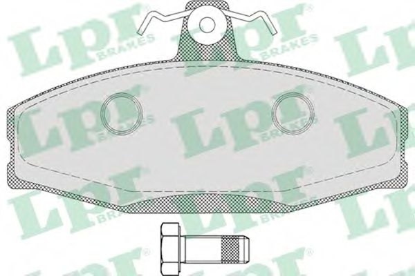 Тормозные колодки LPR 05P651