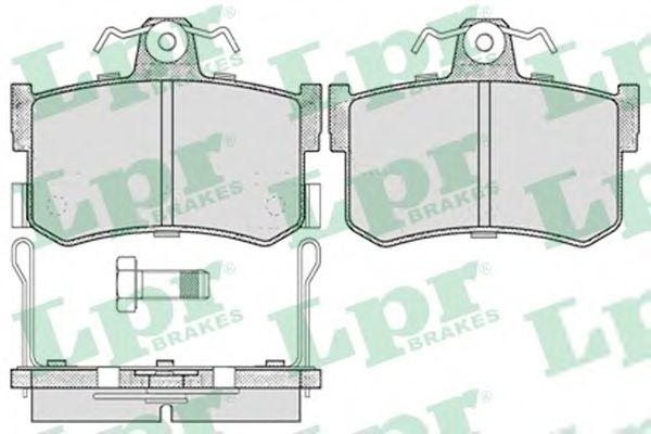 Тормозные колодки LPR 05P654