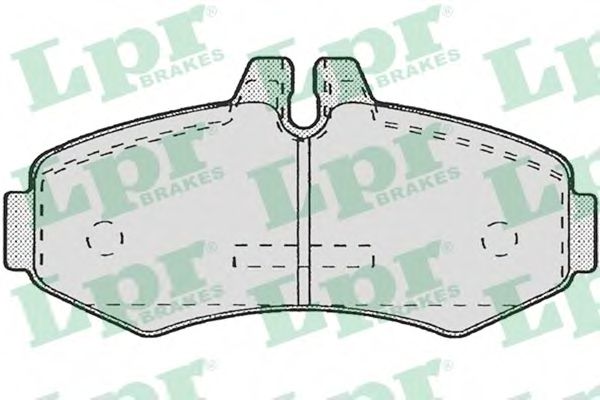Тормозные колодки LPR 05P672